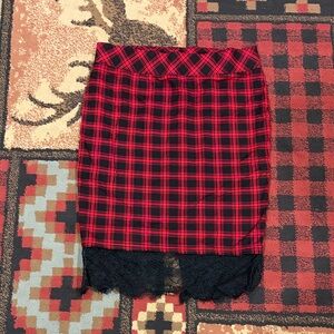 Womens new without tags, womens torrid plaid skirt